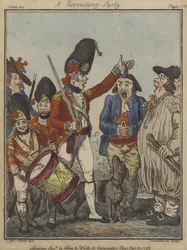 Eine Rekrutierungsparty, 1797